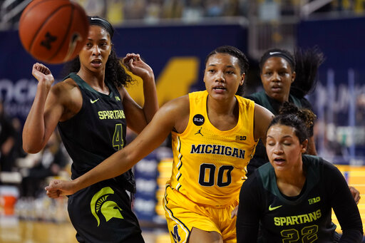 Hillmon, No. 11 Michigan women beat rival Michigan State