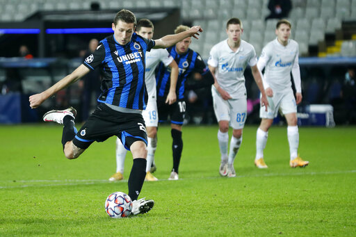 Club Brugge hit by virus cases ahead of Europa League match