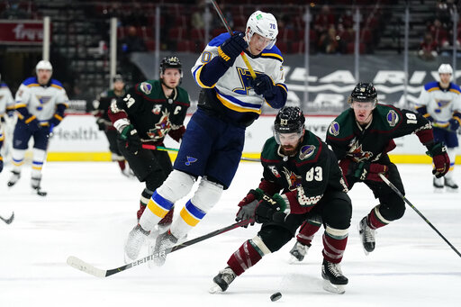 Coyotes close out 7-game series with 1-0 win over Blues